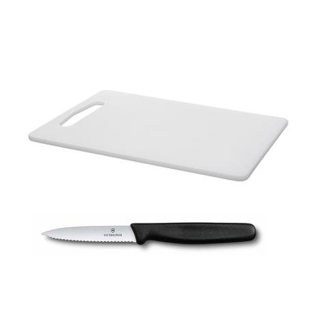 Rüstbrett mit Messer