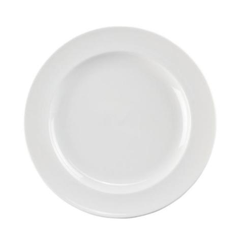 Teller flach weiss